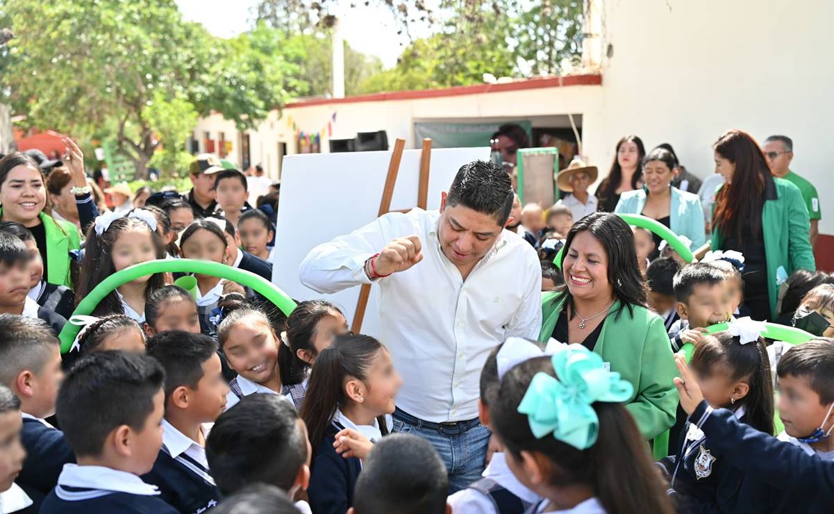 Escuelas dignas: Gobernador de SLP impulsa construcción de primaria en Santa María del Río