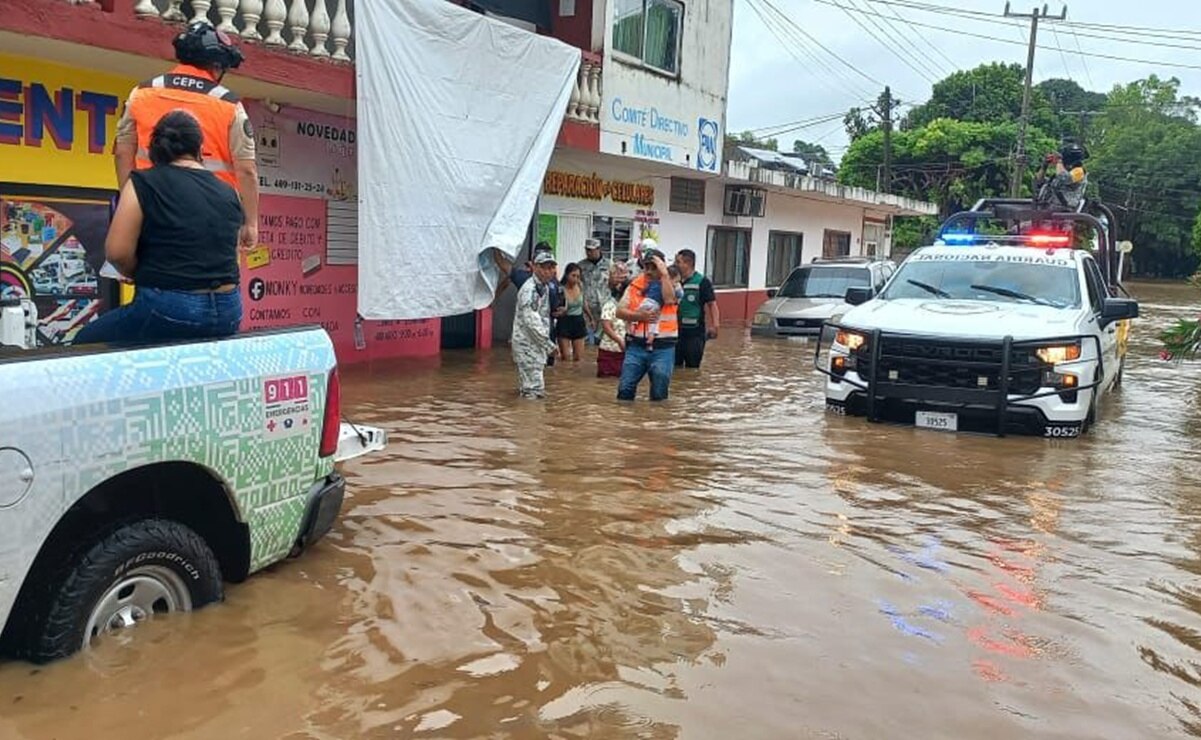 Despliega gobierno de SLP operativo de atención a familias de la Huasteca afectadas por las lluvias