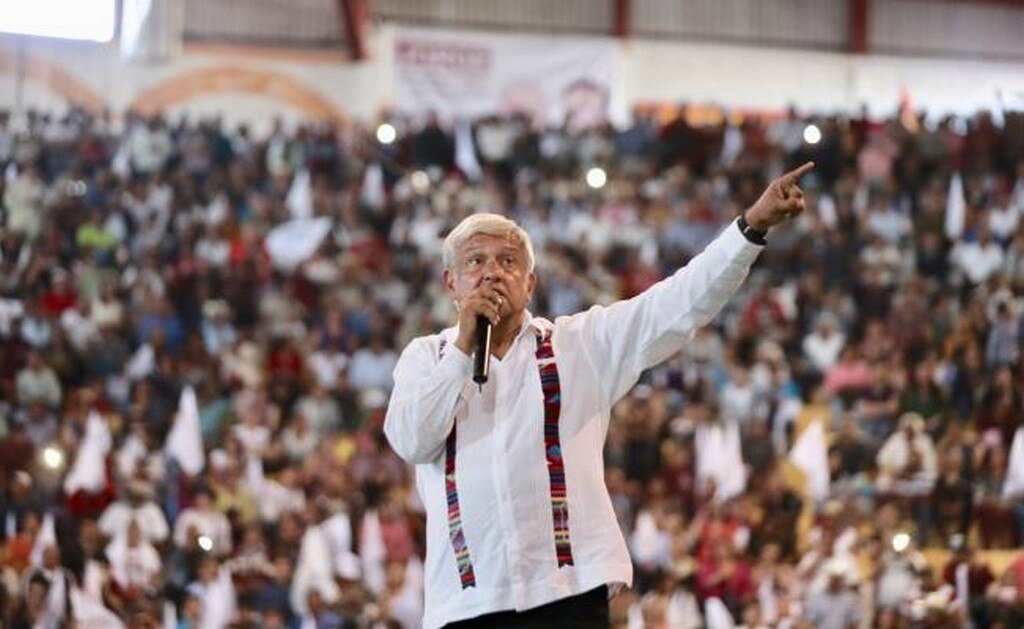 En la foto: Andrés Manuel López Obrador, candidato presidencial por Morena (ARCHIVO. EL UINIVERSAL)