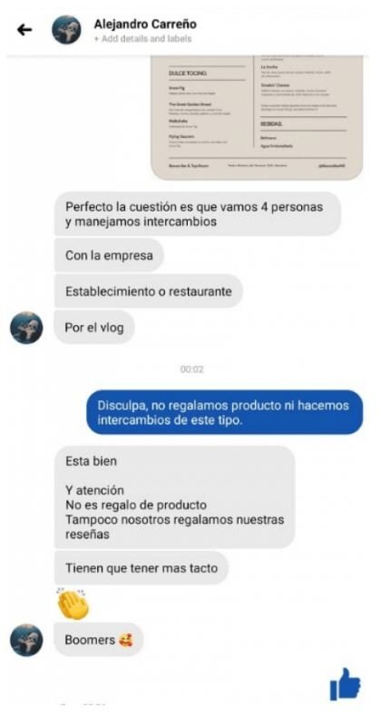 Desde comidas hasta televisores: Influencers exhibidos por querer todo gratis