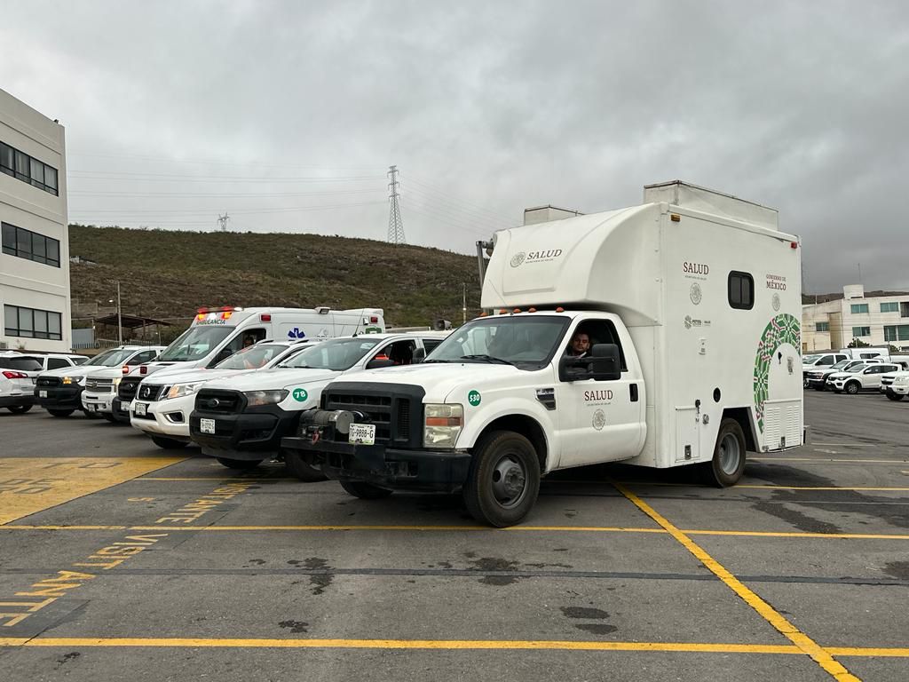 Envía gobierno de SLP equipo médico en apoyo a familias de Guerrero afectadas por “Otis”. Foto: Especial