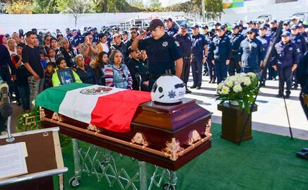 Rinden homenaje a Jaime Capuchino, policía asesinado en ataque armado en SLP