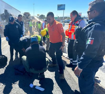 Carretera 57. Un muerto y 7 lesionados deja accidente en puente de La Pila