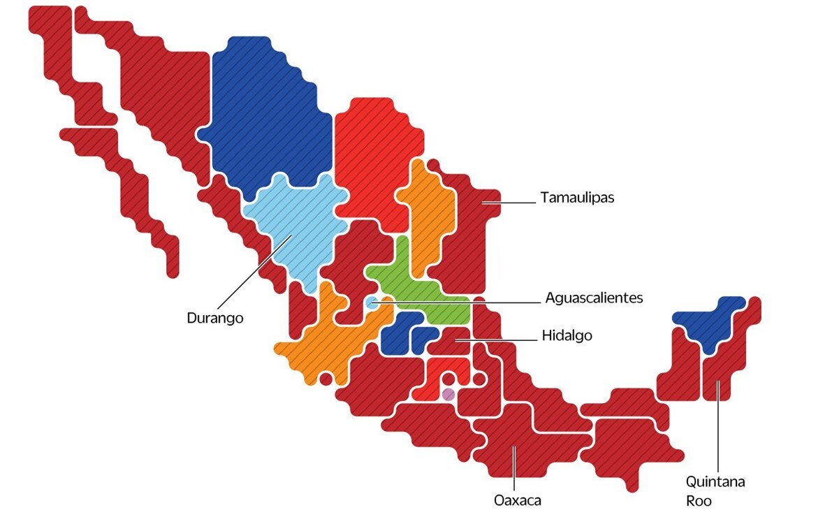 Morena gana 4 y oposición 2