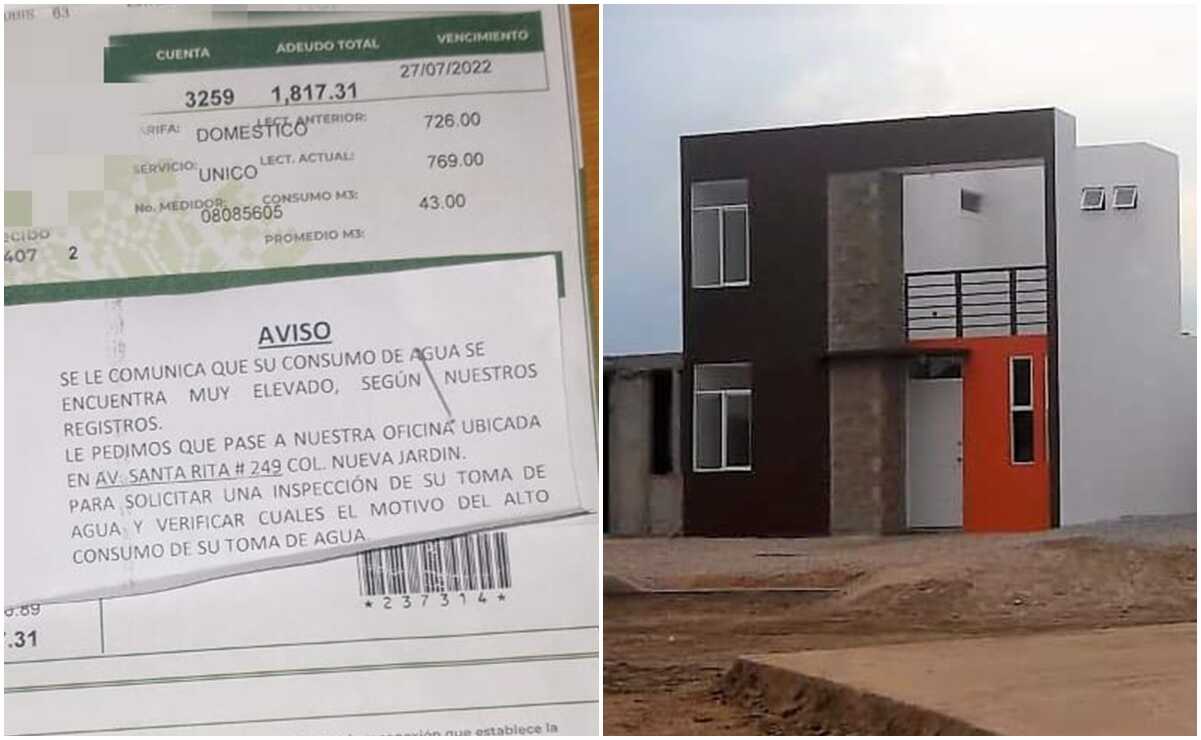 Vecinos de Ciudad Satélite denuncian cobros de hasta 17 mil pesos en recibos de agua