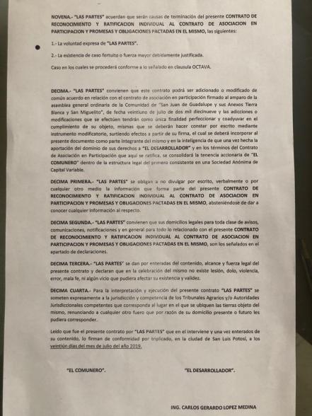“Chato” López busca comprar a $1.30 tierras de San Juan de Guadalupe
