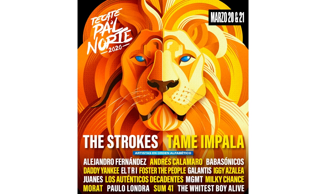 The Strokes, Tame Impala y Alejandro Fernández integran el Pa'l Norte 2020
