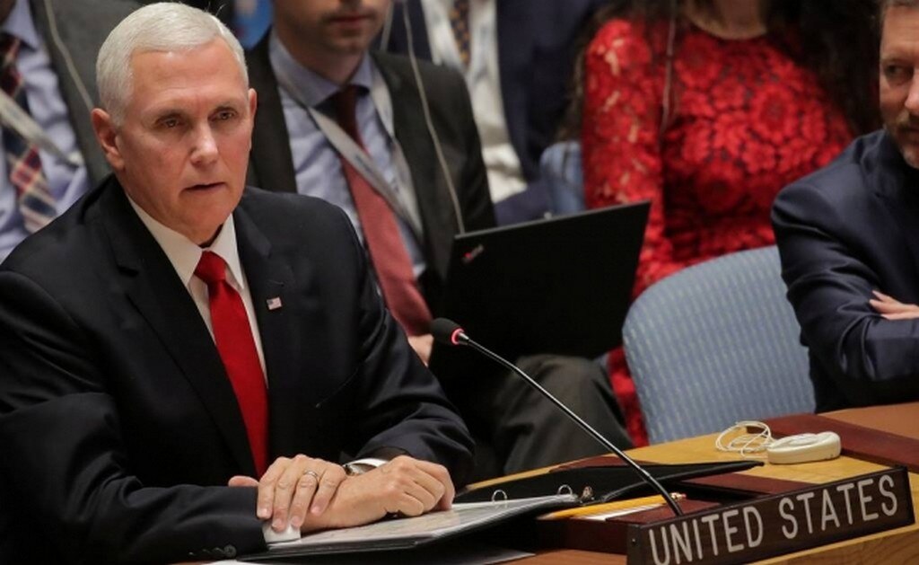 Pence pide a la ONU reconocer a Guaidó como presidente de Venezuela