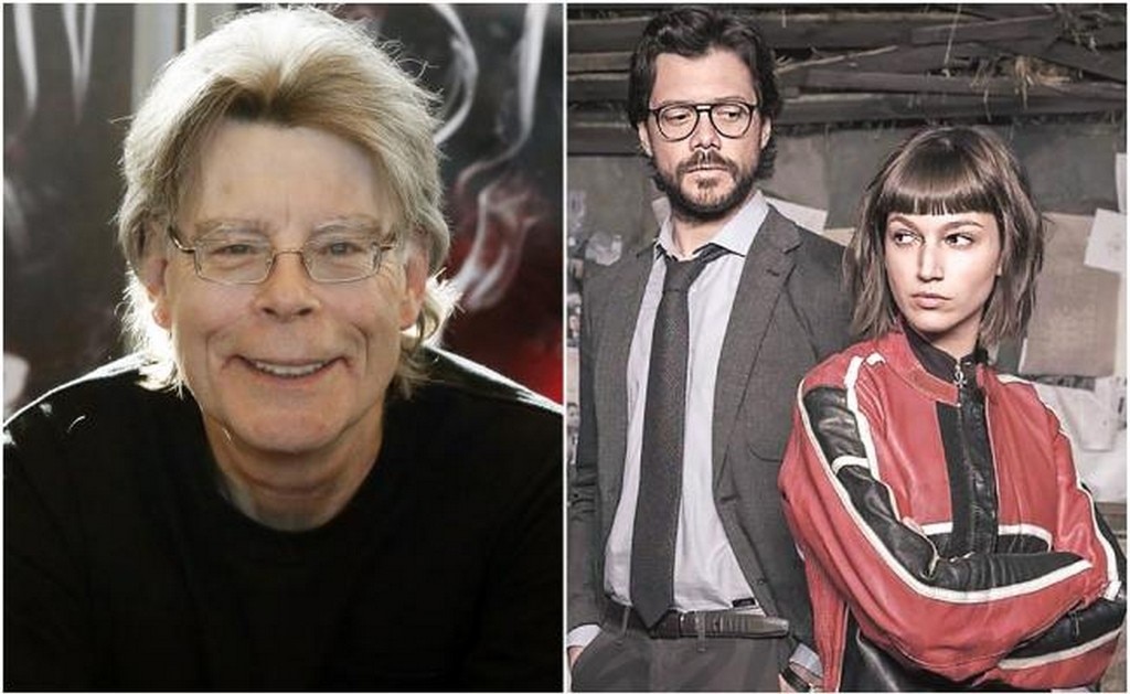  Stephen King demuestra su admiración por la serie "La Casa de Papel"