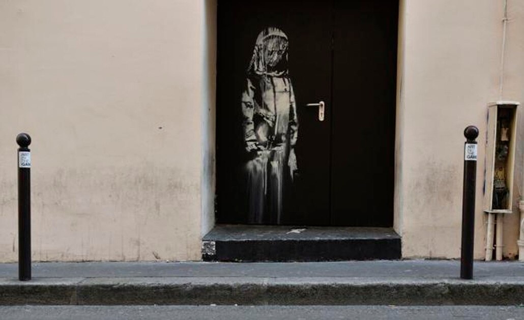 Roban homenaje de Banksy a víctimas de teatro Bataclan
