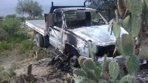 Incendian camioneta, había sido robada 