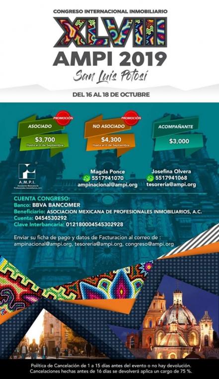 Afinan detalles para Congreso Internacional Inmobiliario en SLP