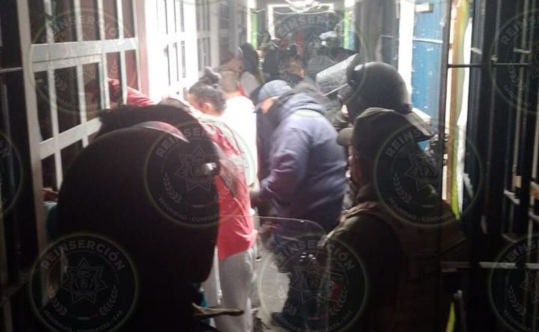 Guardia Nacional, Ejército y Guardia Civil realizan cateo en penal de La Pila. Foto: Especial