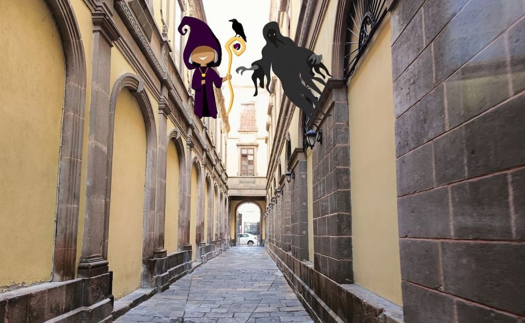 Recorrido misterioso en el Centro Histórico de SLP. Foto: Jazmín Ramírez