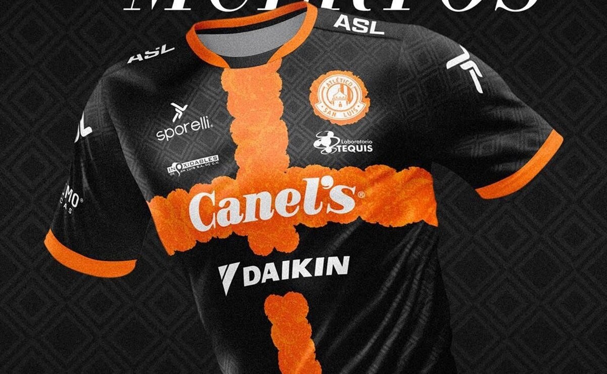 Atlético de San Luis presenta nuevo jersey conmemorativo de Día de Muertos