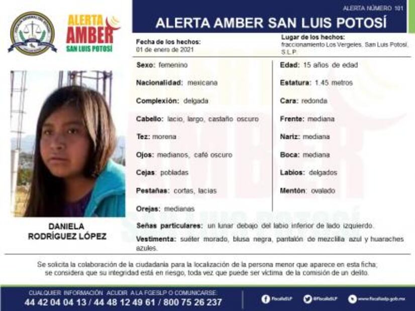 Activan Alerta Amber para localizar a dos adolescentes desaparecidas en la capital potosina