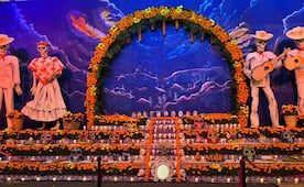 Dedican altar monumental de Palacio de Gobierno de SLP a niños y niñas fallecidos