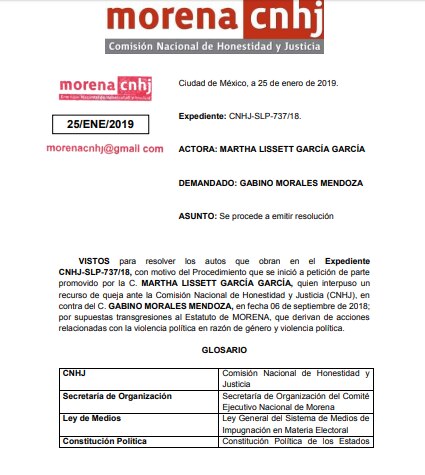 Morena suspende a Gabino Morales por violencia política de género