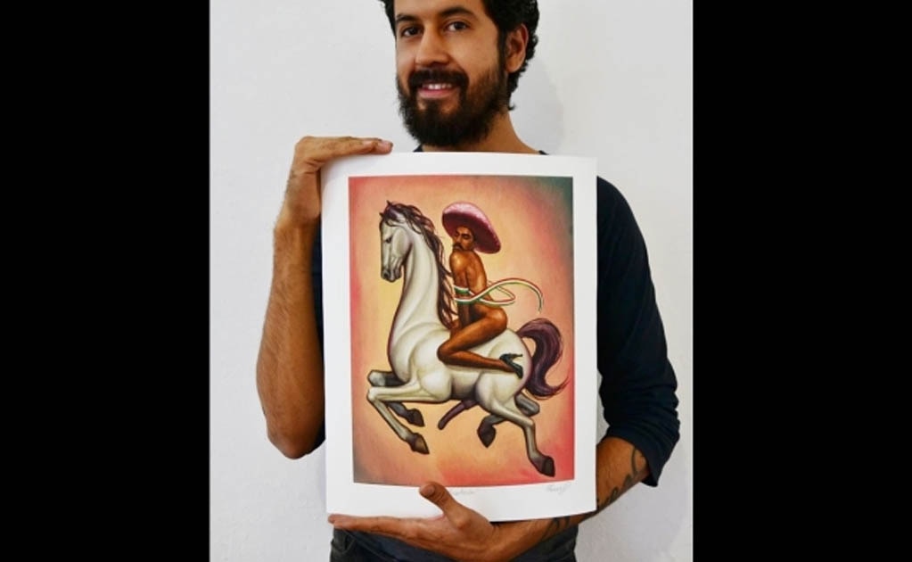 Fabián Cháirez, el artista que pintó a Zapata feminizado