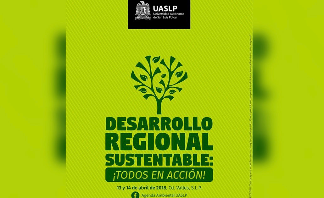 UASLP llevará a cabo taller “Desarrollo Regional Ambiental” 