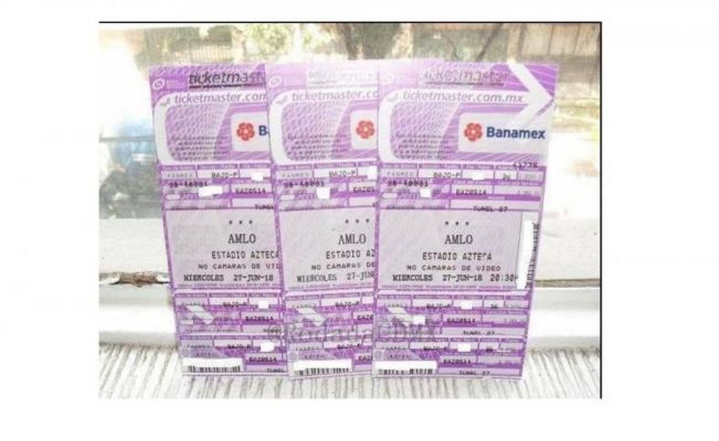  Venta de boletos de cierre de campaña de AMLO es fraude, denuncian morenistas