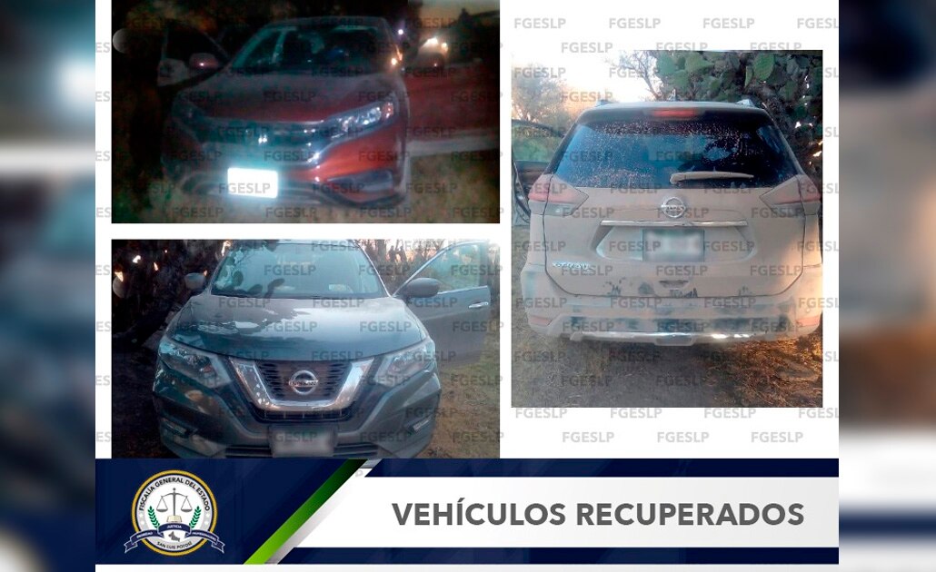 Recuperan autos en Zacatecas, fueron robados en SLP