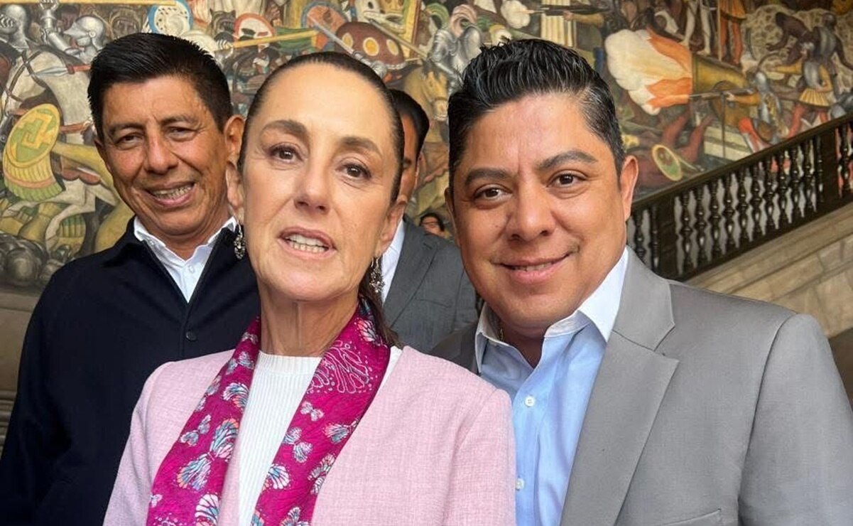 Gallardo se reúne con Claudia Sheinbaum en SLP. Foto: Especial