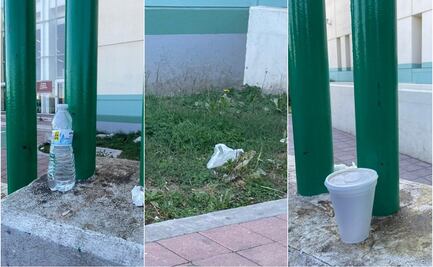 Usuarios denuncian condiciones insalubres en el Hospital Central de SLP; baños sucios y basura al exterior