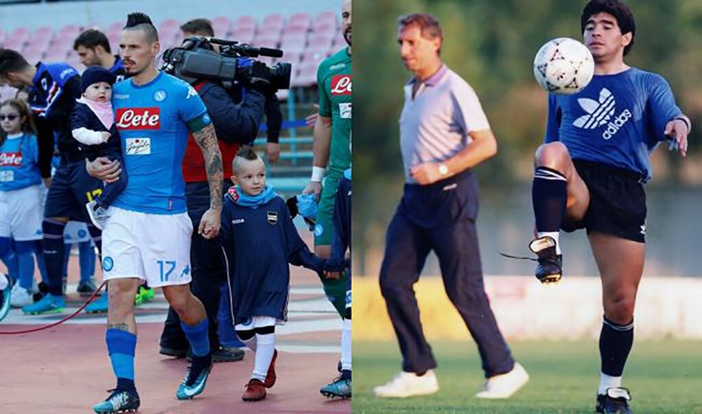 Marek Hamsik rompió la marca de Maradona