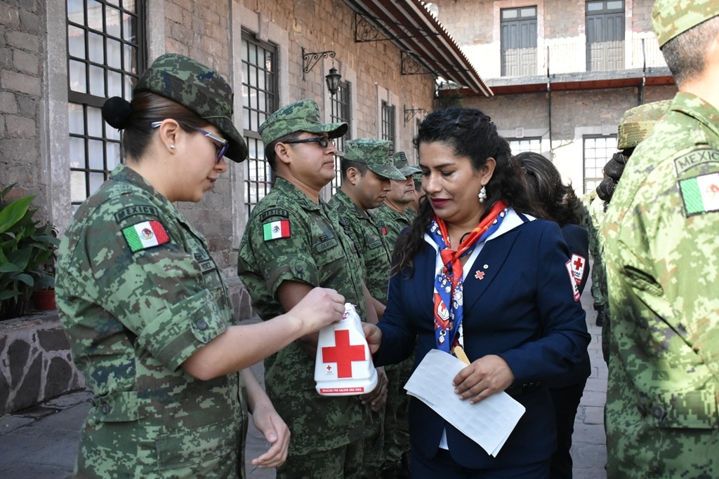 Ejército Mexicano, primero en sumarse a colecta de la Cruz Roja