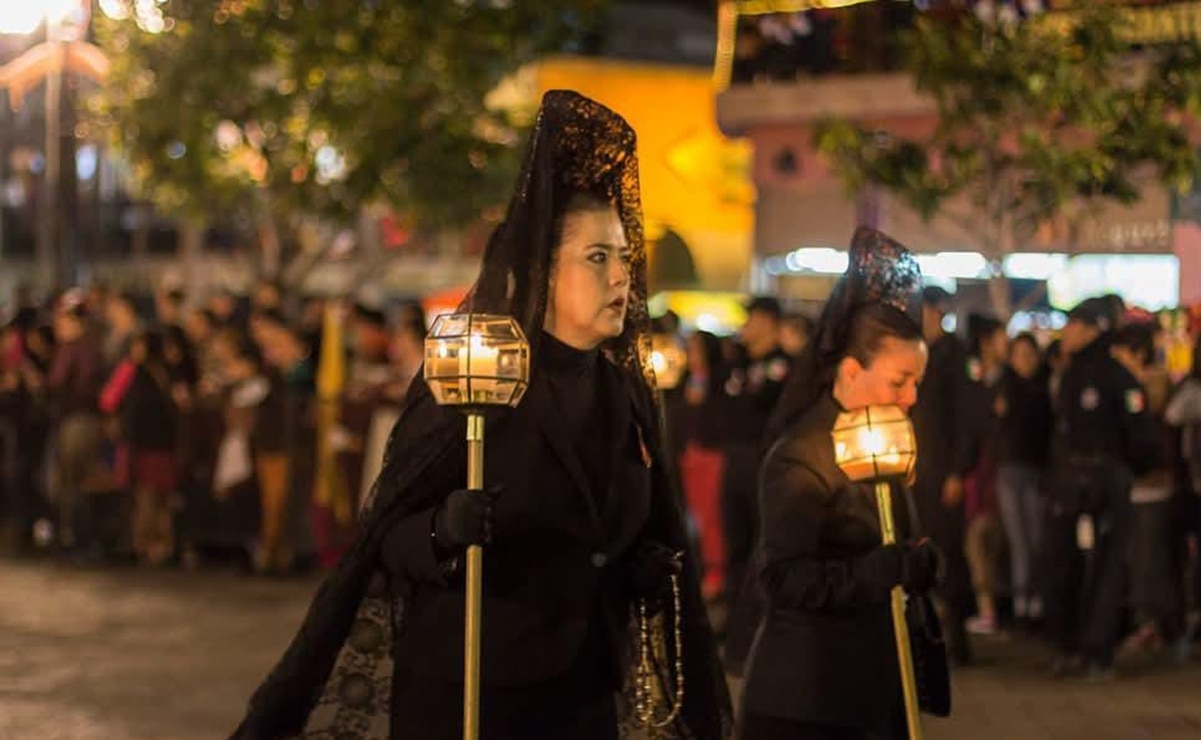 Las damas representan el sufrimiento que pasó la padre de Jesús