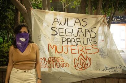 Con proyecto artístico, estudiantes de la UASLP visibilizan violencias de género