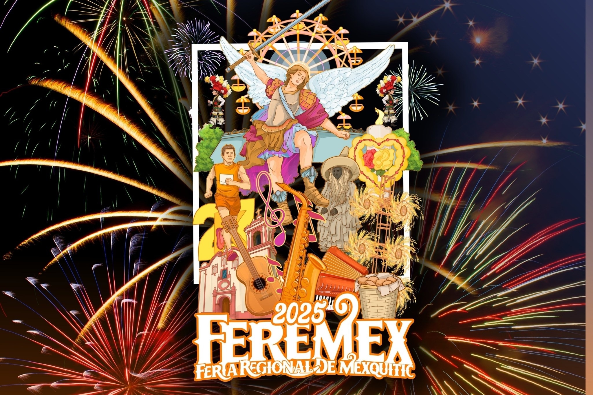 Feria Regional de Mexquitic 2025: Lista de artistas confirmados y espectáculo de luces