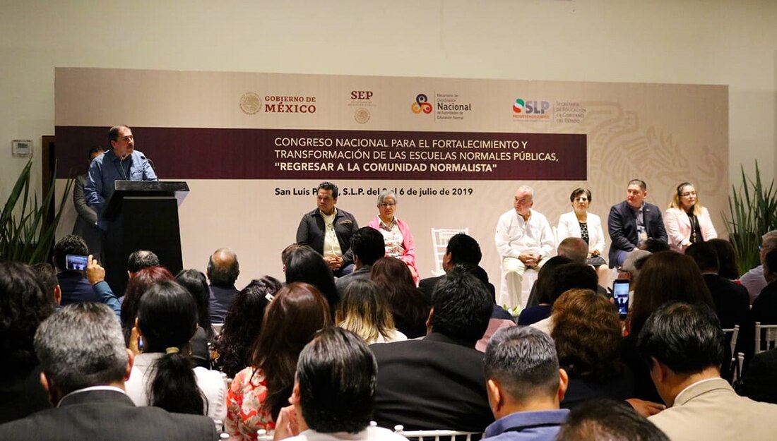 SLP, sede del Congreso Nacional de Escuelas Normales