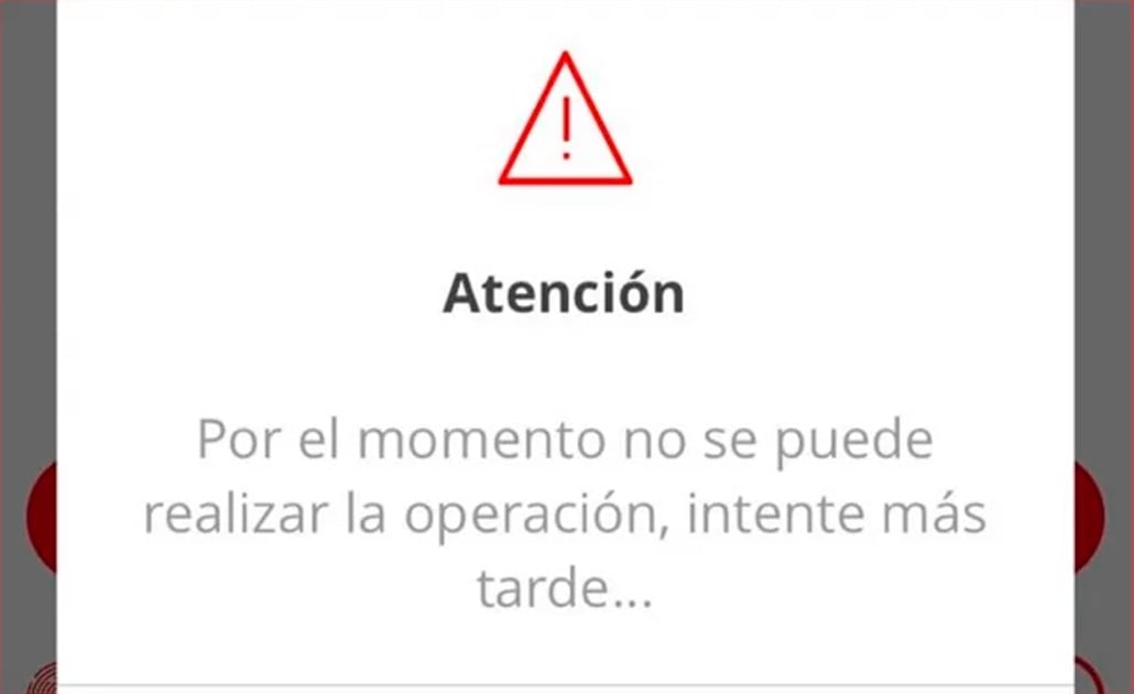 Santander registra falla en servicios digitales