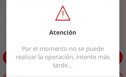 Santander registra falla en servicios digitales