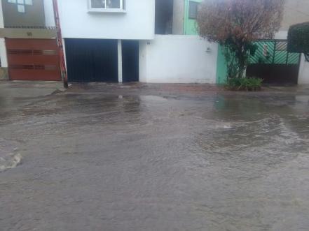 Tras intensa lluvia, casas del norte se inundan