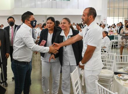 Va SLP por justicia real para médicos y enfermeras; Gallardo anuncia equipamiento y seguridad laboral