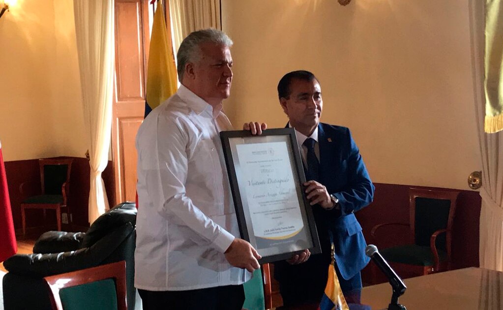 Embajador de Ecuador recibe las llaves de la ciudad