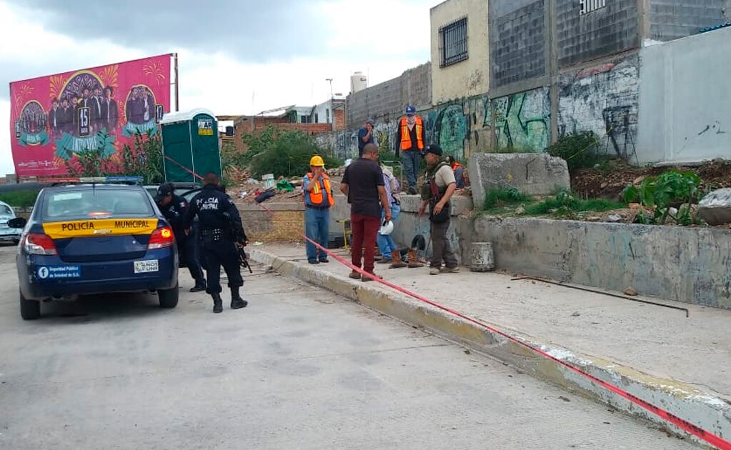 Localizan restos humanos en ducto