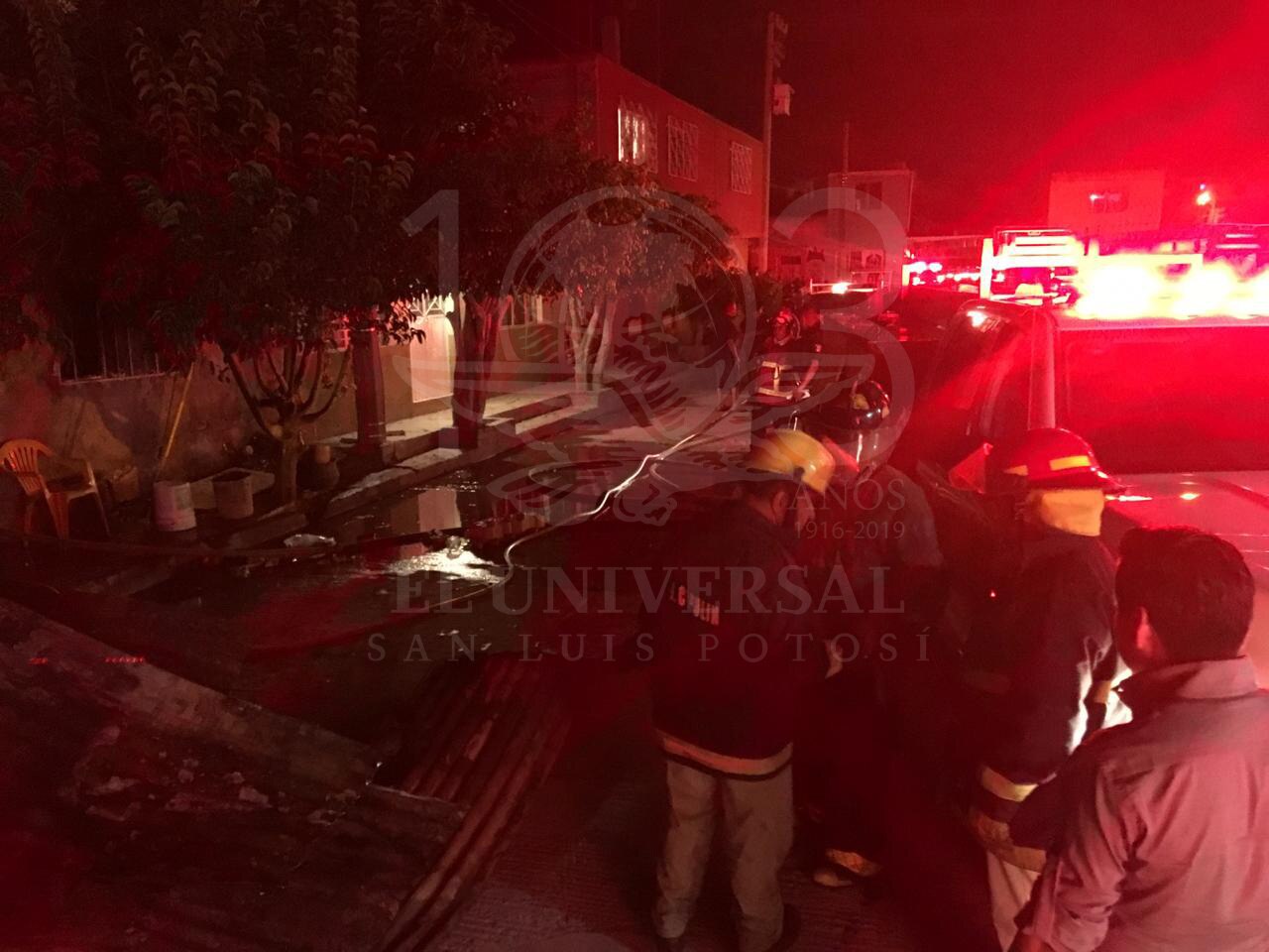 Se incendia casa en barrio San Sebastián 