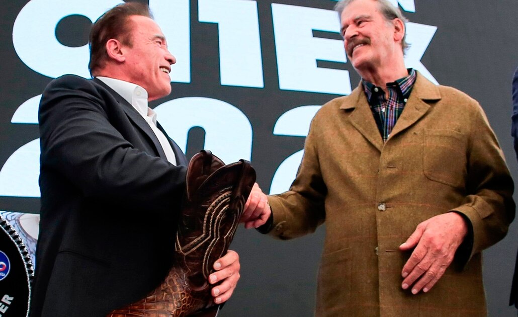 Vicente Fox me inspiró para entrar en la política: Arnold Schwarzenegger