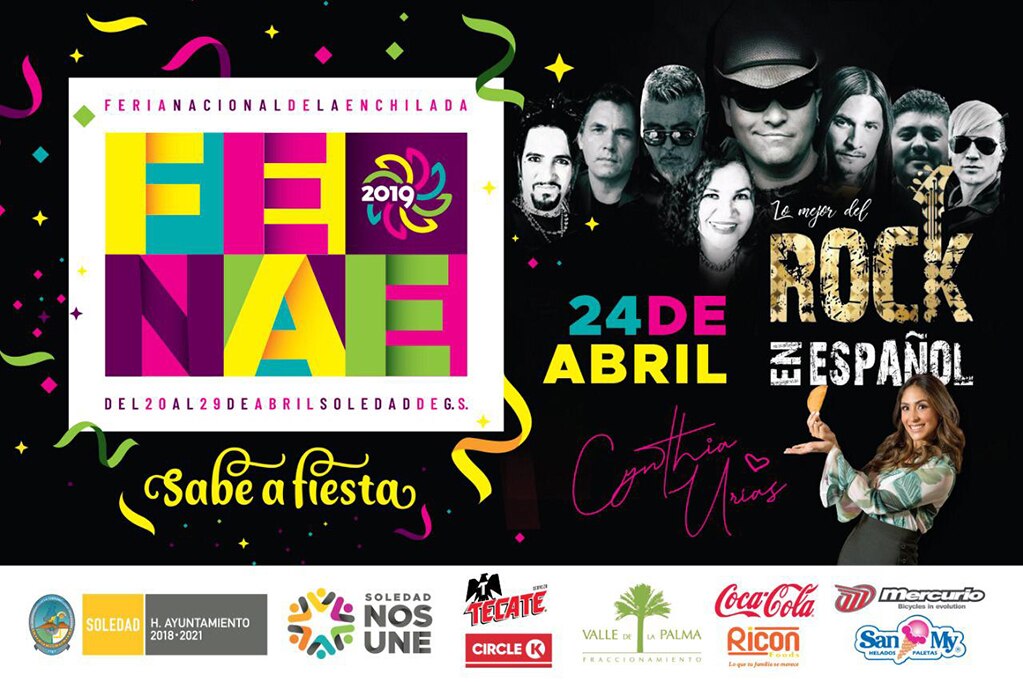 Revive lo mejor del Rock en Español en la FENAE 2019