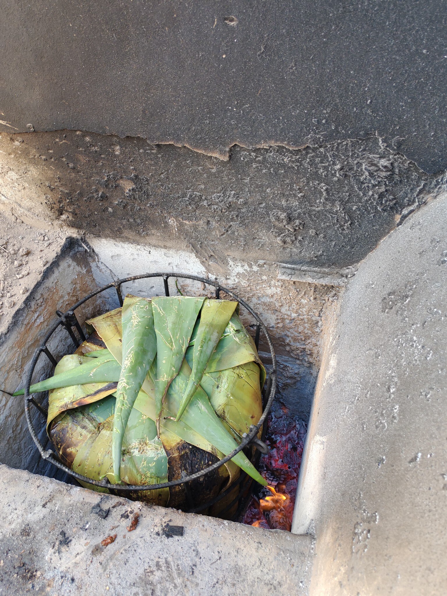 Barbacoa de hoyo en Soledad. Foto: Cocina Jacinta Dolores