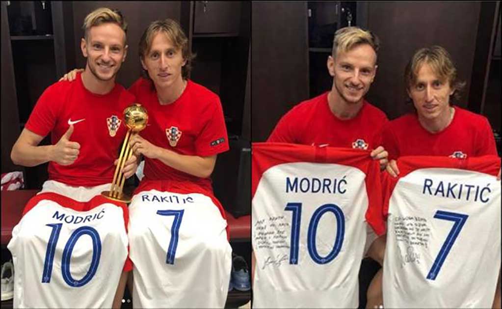 Modric y Rakitic se dedican emotivos mensajes luego de perder el Mundial