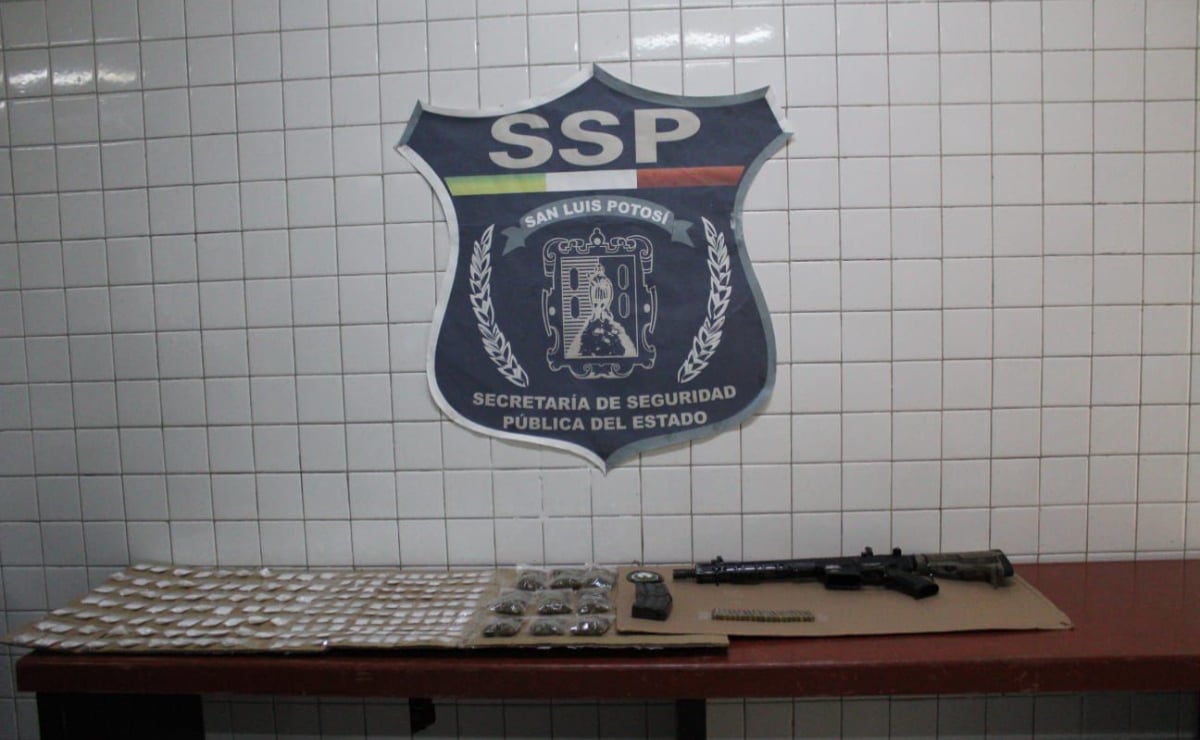 Decomisan 820 dosis de cristal y 16 kilos de marihuana en SLP