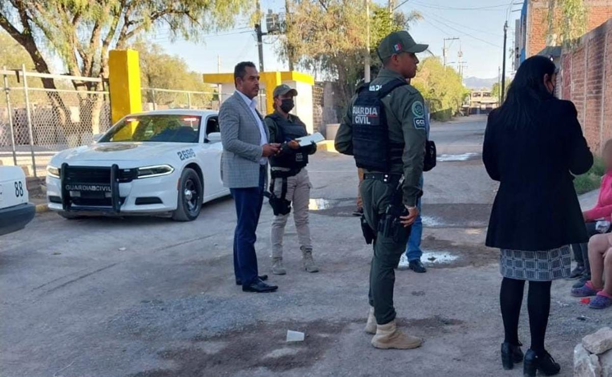 Rescatan a menor víctima de violencia al norte de la capital de SLP. Fotos: Especiales