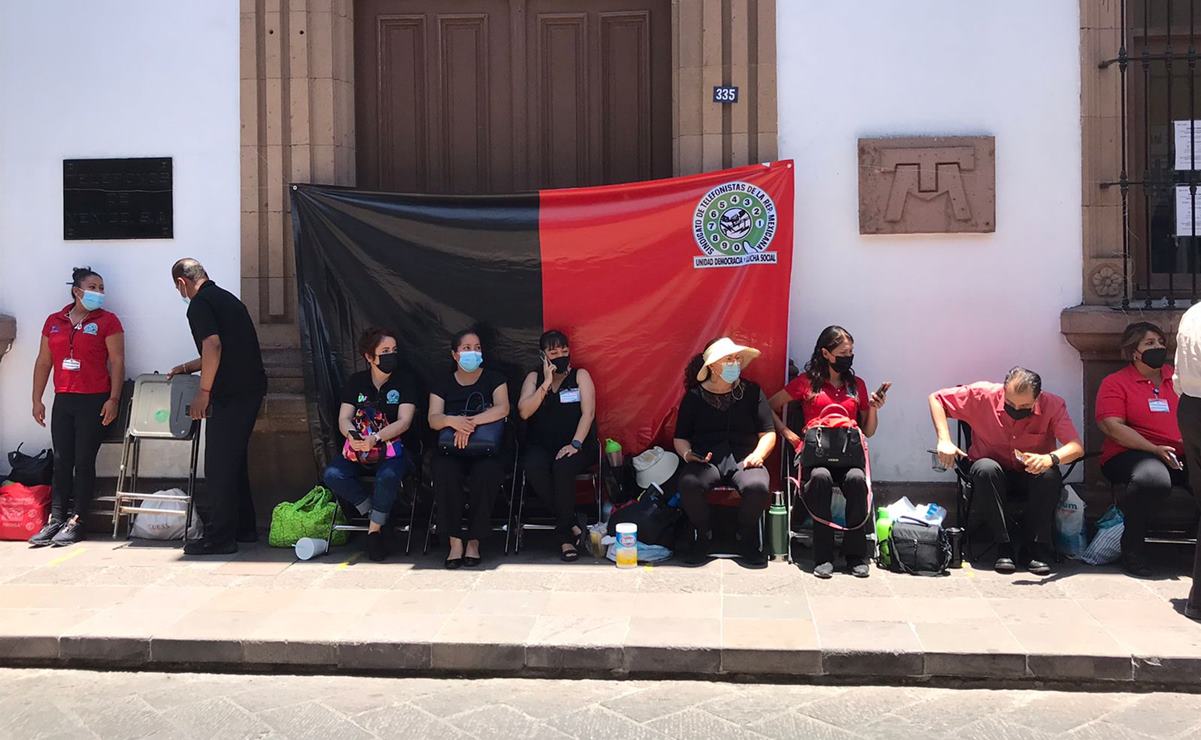 200 trabajadores sindicalizados de Telmex en SLP se suman a huelga nacional