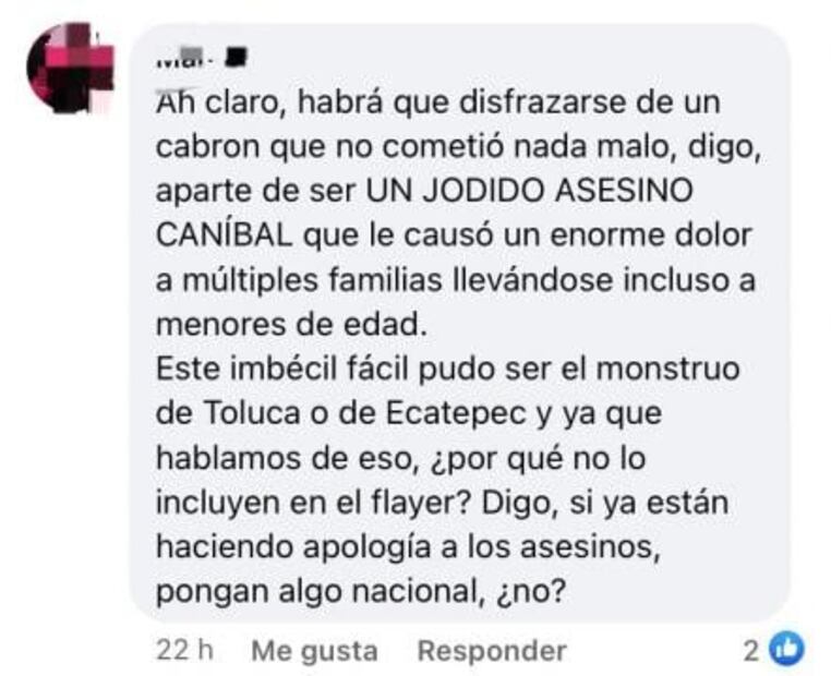Critican en redes a antro de SLP por fiesta de disfraces con temática de Jeffrey Dahmer  