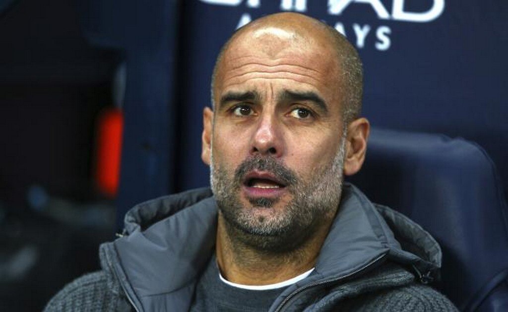 Pep Guardiola, técnico del Manchester City. Foto: AP